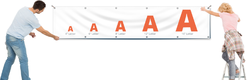 banner text size